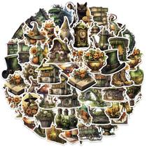 Pacote de adesivos Jungle Magic Market Anime, vinil impermeável, 50 unidades Pacote de adesivos Jungle Magic Market Anime, vinil impermeável, 50 unidades
