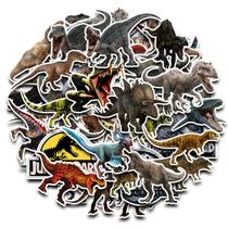 Pacote de adesivos Jurassics Parks Dinosaurs 50 unidades à prova d'água