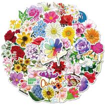 Pacote de adesivos Literary and Fresh Plant Flower Anime 50 unidades