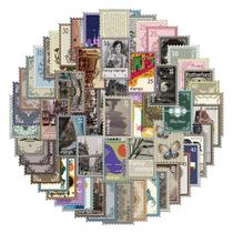 Pacote de adesivos Literary Retro Style Anime Waterproof (100 unidades)