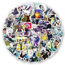 Pacote de adesivos Mans on the Edges, anime, vinil impermeável, 52 unidades