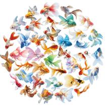 Pacote de adesivos Manta Ray Ocean Theme, vinil impermeável, 50 unidades Pacote de adesivos Manta Ray Ocean Theme, vinil impermeável, 50 unidades