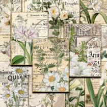 Pacote de adesivos, manual de flores e plantas verdes, anime, 16 unidades Pacote de adesivos, manual de flores e plantas verdes, anime, 16 unidades