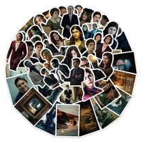 Pacote de adesivos Mayfairs Witches Anime 50 unidades decorativas de 3 a 8 cm