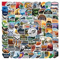 Pacote de adesivos National Park, 100 unidades, Colorful Mountain e W Pacote de adesivos National Park, 100 unidades, Colorful Mountain e W