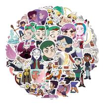 Pacote de adesivos Owl Magic Club Anime, 50 unidades de desenho animado decorativo Pacote de adesivos Owl Magic Club Anime, 50 unidades de desenho animado decorativo