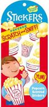 Pacote de adesivos Peaceable Kingdom Scratch & Sniff Popcorn x29
