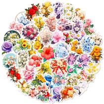 Pacote de adesivos Plant Flower Handbooks Anime Waterproof 50 unidades Pacote de adesivos Plant Flower Handbooks Anime Waterproof 50 unidades