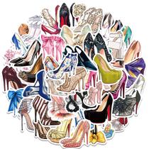 Pacote de adesivos Princess High Heeled Shoes Anime Waterproof Pacote de adesivos Princess High Heeled Shoes Anime Waterproof