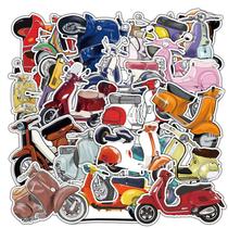 Pacote de adesivos Retro Scooter Watercolor Mop 22 unidades Pacote de adesivos Retro Scooter Watercolor Mop 22 unidades