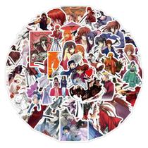 Pacote de adesivos Romance Swords Anime, vinil impermeável, 52 unidades