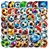 Pacote de adesivos Soccer Ball, 50 peças de decalques de vinil impermeáveis