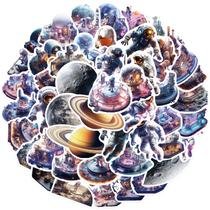 Pacote de adesivos Space Exploration Astronaut Planet Rocket x50 Pacote de adesivos Space Exploration Astronaut Planet Rocket x50