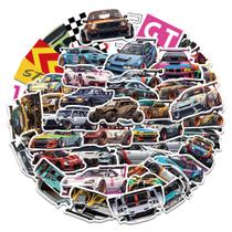 Pacote de adesivos Sports Car Artistic Cartoon Racing, 50 unidades