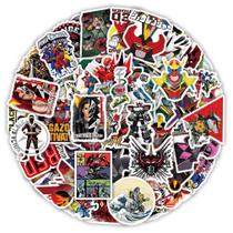 Pacote de adesivos Supers Fighters Anime 60 unidades de 5-8 cm