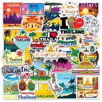 Pacote de adesivos Thailand Travel 50 unidades Bangkok Phuket Pat