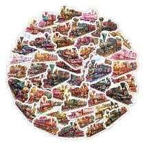 Pacote de adesivos Train Vintage Steam Locomotive 50 unidades Pacote de adesivos Train Vintage Steam Locomotive 50 unidades