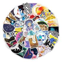 Pacote de adesivos Twelve Zodiac Signs Anime, 50 unidades para carro Pacote de adesivos Twelve Zodiac Signs Anime, 50 unidades para carro