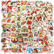 Pacote de adesivos Warm Christmas, 50 unidades, Cozy Vintage Style Vin