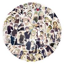 Pacote de adesivos White Saint And Black Priest Anime Water 50 unidades