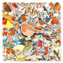 Pacote de adesivos Woodpecker Cartoon Bird Animal Vinyl 50 unidades