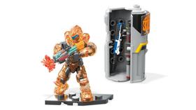 Pacote de alimentação Toy Mega Construx Halo Rocket Boost com boneco