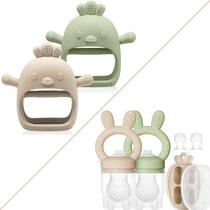 Pacote de alívio da dentição ChookaChoo Teething Mitten & Feeder Pacote de alívio da dentição ChookaChoo Teething Mitten & Feeder