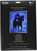 Pacote de amostras de papel Epson Signature Worthy 14 folhas 21x29,7 cm Pacote de amostras de papel Epson Signature Worthy 14 folhas 21x29,7 cm
