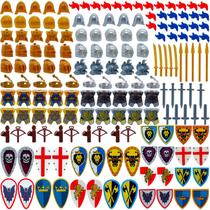 Pacote de armas Building Block Toy Medieval Knight para crianças Pacote de armas Building Block Toy Medieval Knight para crianças