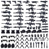 Pacote de armas e kits de acessórios militares Toys HIMIRICH 90+ Pcs