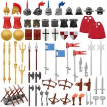 Pacote de armas medievais Feleph para figuras de cavaleiros com armadura e brinquedo Pacote de armas medievais Feleph para figuras de cavaleiros com armadura e brinquedo