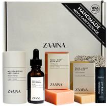 Pacote de autocuidado ZAAINA Kit de cuidados corporais de luxo masculino Pacote de autocuidado ZAAINA Kit de cuidados corporais de luxo masculino