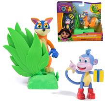 Pacote de aventura de brinquedos Dora Swipe & Surprise com botas e Swiper