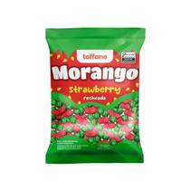 Pacote de Bala Rechada Morango Perfeito para Lembrancinhas