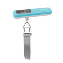 Pacote de balança de bagagem, todo portátil digital de 50 kg com LCD azul