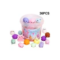 Pacote de baldes de brinquedo Anti-Stress Squishys Sortido 36 unidades Pacote de baldes de brinquedo Anti-Stress Squishys Sortido 36 unidades