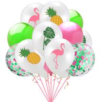 Pacote de balões de festa com tema havaiano com 15 balões de látex
