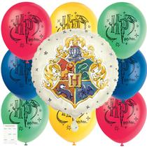 Pacote de Balões Harry Potter - 8 Balões de Látex 30cm + 1 Folha 45cm Pacote de Balões Harry Potter - 8 Balões de Látex 30cm + 1 Folha 45cm