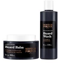 Pacote de Bálsamo e Lavagem para Barba Scotch Porter - Aroma Original