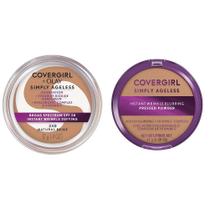 Pacote de base e pó prensado COVERGIRL Simply Ageless