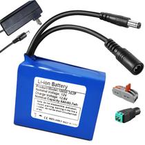 Pacote de bateria de íon de lítio recarregável de 12V 6000mAh com carregador Pacote de bateria de íon de lítio recarregável de 12V 6000mAh com carregador