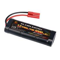 Pacote de bateria RC de 7,2 V 5000 mAh NiMH com conector Banana