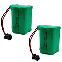 Pacote de bateria recarregável OXWINOU 6V 1300mAh Ni-MH AA (pacote com 2)