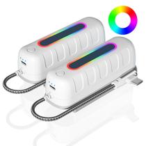 Pacote de bateria Saqico para Oculus Quest 2 5000mAh com luzes RGB