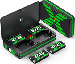 Pacote de Baterias Recarregáveis DXKK 4x5520mWh para Controle Xbox