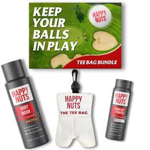 Pacote de beleza HAPPY NUTS com tema de golfe para homens com camiseta Pacote de beleza HAPPY NUTS com tema de golfe para homens com camiseta