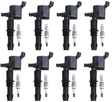 Pacote de bobinas de ignição e conjunto de velas de ignição ENA 8 para Ford 5.4L Pacote de bobinas de ignição e conjunto de velas de ignição ENA 8 para Ford 5.4L