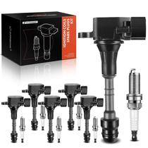 Pacote de bobinas de ignição e conjunto de velas de ignição Iridium Nissan 3.0-4.0L