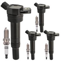 Pacote de bobinas de ignição e conjunto de velas de ignição Iridium para Hyundai/Kia