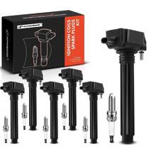 Pacote de bobinas de ignição e conjunto de velas de ignição Iridium para Jeep